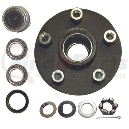 11-545-162 by POWER10 PARTS - Idler Hub Kit (Large Flange) for 2500 lb Trailer Axle Lubed Spindle, 5-Lug