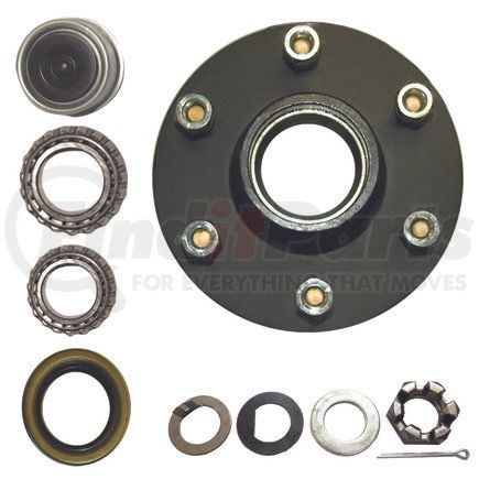 11-655-134 by POWER10 PARTS - Idler Hub Kit for 5200 lb Trailer Axle Lubed Spindle, 1/2in 6-Lug