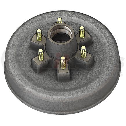 BD-12655T HD by POWER10 PARTS - 12in Brake Drum for 6000 lb Trailer Axle with 6x5.5in 9/16in Studs