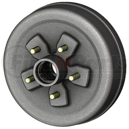 BD-105450 by POWER10 PARTS - 10in Brake Drum for 3500 lb Trailer Axle with 5x4.5in 1/2in Studs