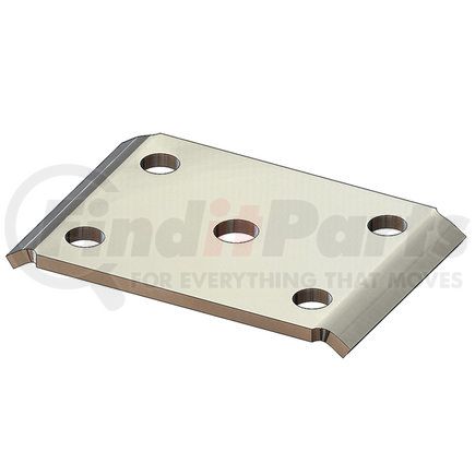 TP-01 by POWER10 PARTS - UTILITY AXLE TIE PLATE 5-HOLE for 1-3/4in Wide Spring 2-1/2 Inside Width U-Bolt