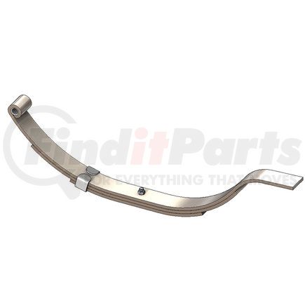 UNA-014 by POWER10 PARTS - Utility Trailer Leaf Spring-Flat End Slipper 3/Leaf 705 lb. Capacity each