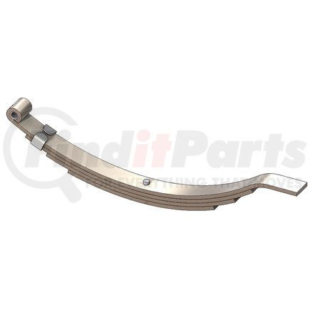 UNA-208 by POWER10 PARTS - Utility Trailer Leaf Spring-Flat End Slipper 4/Leaf 2300 lb. Capacity each