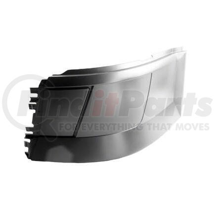 HDB010239LH by VOLVO - Bumper End - 2004 - 2015 Volvo VNL, Left Front, without Fog Lamp Hole, Plastic