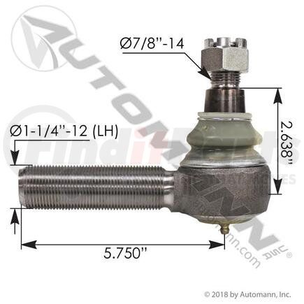 462.ES431R by AUTOMANN - Tie Rod End