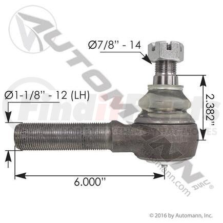 462.ES3177L by AUTOMANN - TIE ROD END