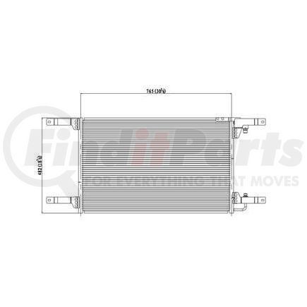 HDH010049 by FREIGHTLINER - A/C Condenser