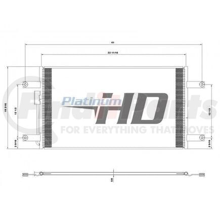 HDH010091 by FREIGHTLINER - A/C Condenser