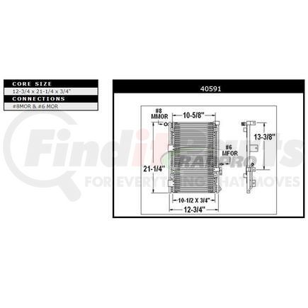 HDH010037 by ISUZU - CND HD;ISUZU NPR 97-02 PARALLEL FLOW