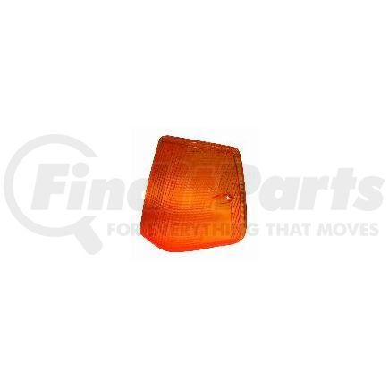 HDL00016 by VOLVO - Side Marker Light Lens - 1988 - 1997 Volvo WIA ES, WCA Aero, WIA INT Aero, Yellow Lens