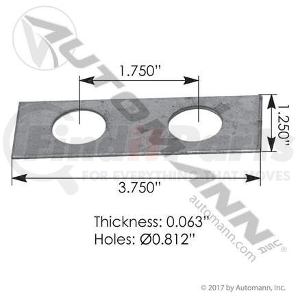 MPB341 by AUTOMANN - Spring Eye Adjustment Shim, 1/16in for Peterbilt