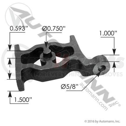 MIH5538 by AUTOMANN - LOWER SHOCK BRACKET LH IHC