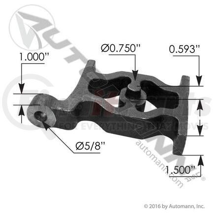 MIH5539 by AUTOMANN - LOWER SHOCK BRACKET RH IHC