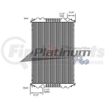 HDC010077PA by FREIGHTLINER - Radiator