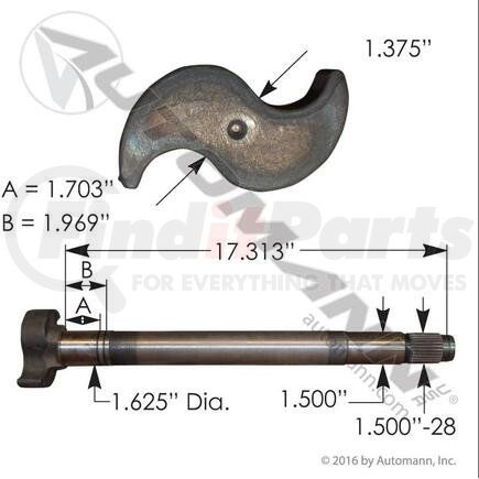 122.281710.02 by AUTOMANN - CAMSHAFT RH