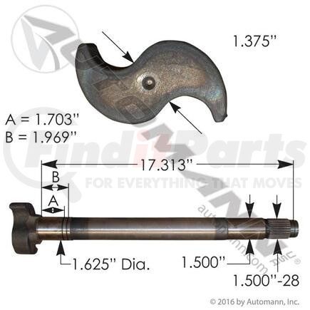 122.281710.01 by AUTOMANN - CAMSHAFT LH