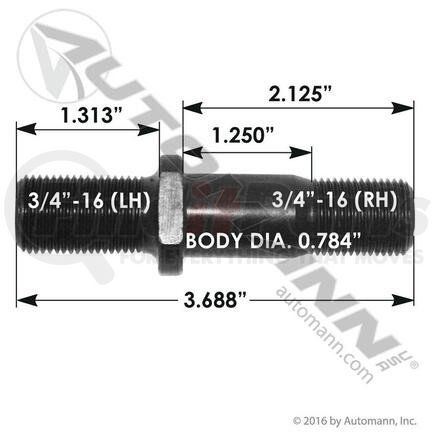 201.7003L by AUTOMANN - Double Ended Stud