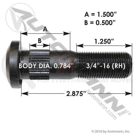 201.6042R by AUTOMANN - WHEEL STUD