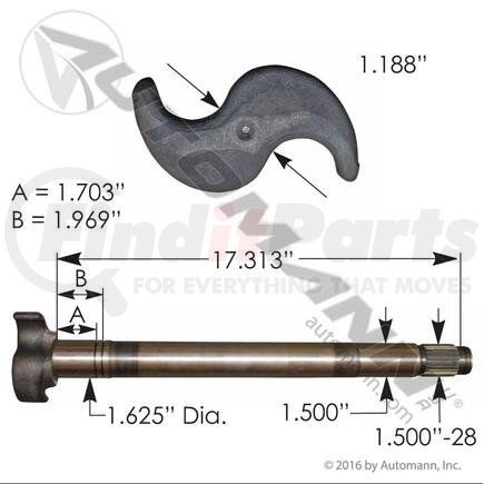 122.281710.03 by AUTOMANN - CAMSHAFT LH