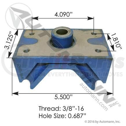 M17437UB by AUTOMANN - MOTOR MOUNT REAR POLY IHC