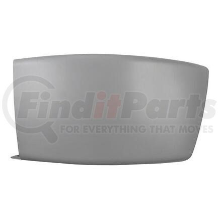 HDB010220L by FREIGHTLINER - This is a bumper end for a 2003 - 2012 Freightliner M2 Business Class for the left side, medium outer mount, silver.