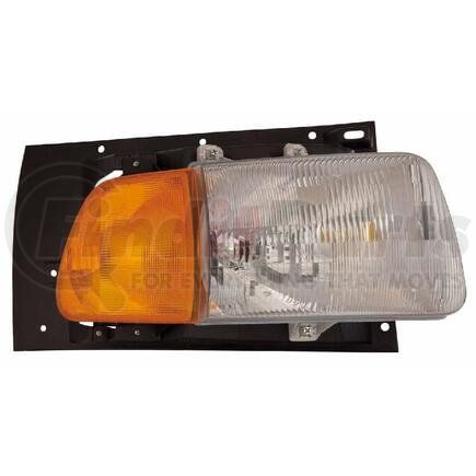 HDL010031R by STERLING - This is a headlamp assembly for a 1999 - 2004 Sterling A series, AT9500, L8500, L9500 series with park signal lamp for the right side.