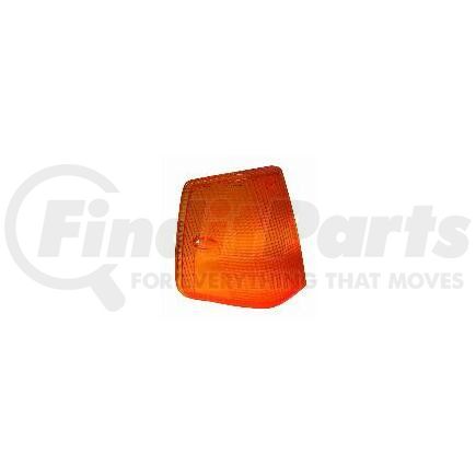 HDL00017 by VOLVO - Side Marker Light Lens - 1988 - 1997 Volvo WIA ES, WCA Aero, WIA INT Aero, Yellow Lens