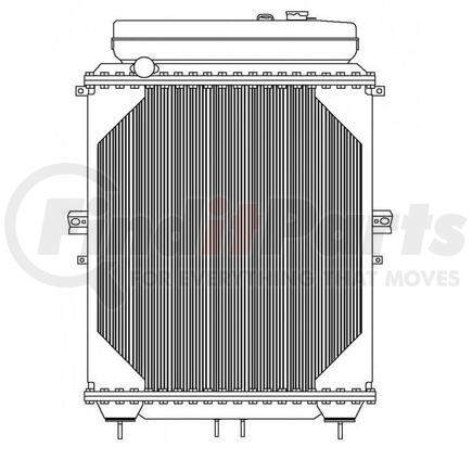 HDC010081 by KENWORTH - Design Style  Copper Brass Standard CoreHeight  40 InchesWidth  28 InchesDepth  2 1/2 InchesInlet  2 1/2 Inch ConnectionOutlet  Flanged ConnectionEngine Oil Cooler  NoTrans Oil Cooler  NoMake  KenworthModel  T600- W900Start Year  1992