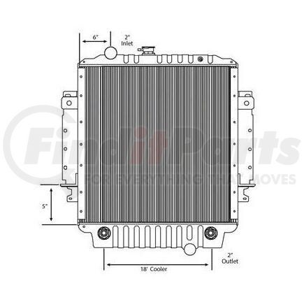 HDC010160 by FREIGHTLINER - Radiator