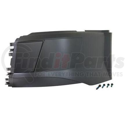 HDB010270L by VOLVO - Bumper Corner - 2015 - 2019 Volvo VNL, Black Plastic Left Side