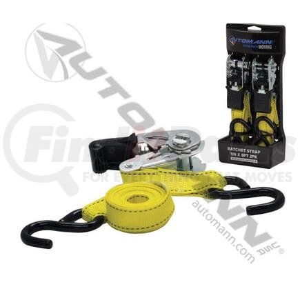 573.A108RS-2DP by AUTOMANN - RATCHET STRAP 1IN-8FT 2PK