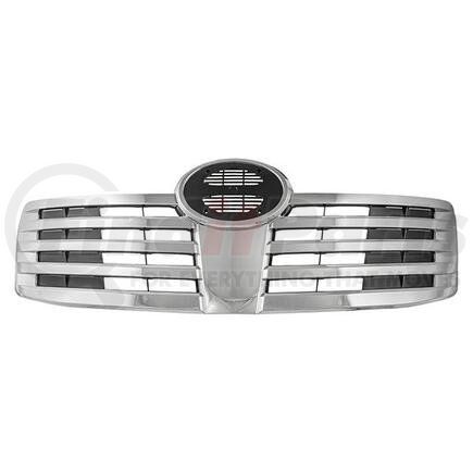 HDG010041 by HINO - This is a grille for a 2005 - 2010 Hino 238, 258, 268, 338 series with chrome finish without bugscreen.