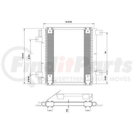 HDH010005 by ISUZU - CND HD; ISUZU NPR 1999-2007; PARALLEL FLOW