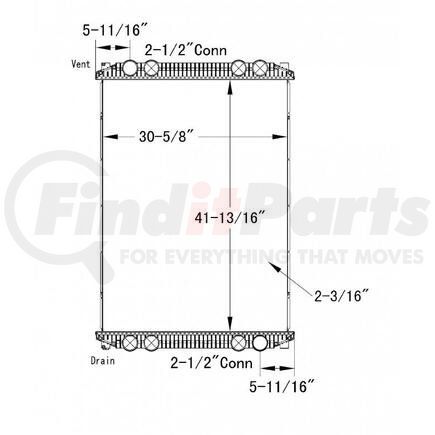 HDC010145PA by FREIGHTLINER - Radiator