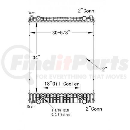 HDC010098PA by FREIGHTLINER - Radiator