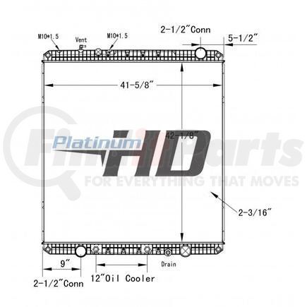 HDC010859PA by FREIGHTLINER - Radiator