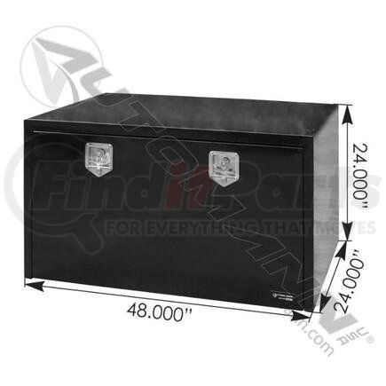 562.TB4824BS by AUTOMANN - TOOL BOX 48X24X24 BLACK STEEL