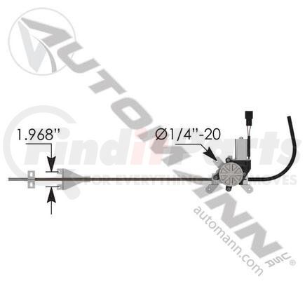 HLK2538 by AUTOMANN - Window Regulator - RH, for Peterbilt