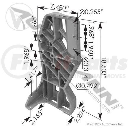 M75841R by AUTOMANN - CORNER BRACKET RH PETERBILT