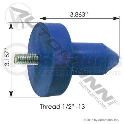 M17402UB by AUTOMANN - Hood Pin - Poly, for Kenworth Trucks