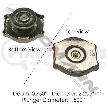Automann 572.2015 Radiator Cap Radiator Cap, 13 PSI High-Pressure Radiator Cap