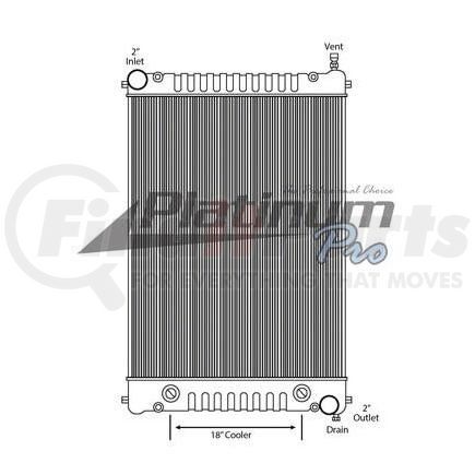 HDC010122PA by FREIGHTLINER - Radiator