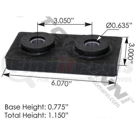 M203111 by AUTOMANN - Motor Mount, for Western Star