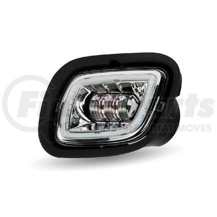 TLED-H28 by TRUX - FTL Cascadia LED Fog/Driving Light - Chrome - Driver