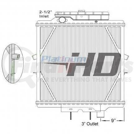 HDC010181SK by PETERBILT - Engine Oil Cooler