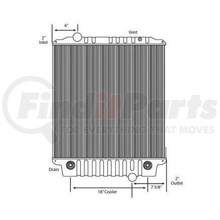 HDC010151DT by FREIGHTLINER - Radiator