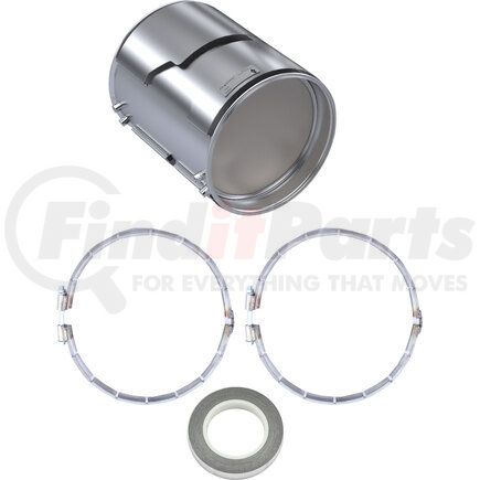 1N1207-C by SKYLINE EMISSIONS - DPF KIT CONSISTING OF 1 DPF, 1 GASKET, AND 2 CLAMPS