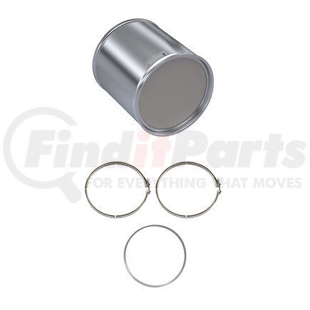 1N1210-C by SKYLINE EMISSIONS - DPF KIT CONSISTING OF 1 DPF, 2 GASKETS, AND 2 CLAMPS