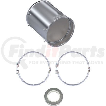 1N1204-C by SKYLINE EMISSIONS - DPF KIT CONSISTING OF 1 DPF, 1 GASKET, AND 2 CLAMPS