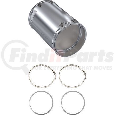 BGF007-C by SKYLINE EMISSIONS - DPF KIT CONSISTING OF 1 DPF, 2 GASKETS, AND 2 CLAMPS
